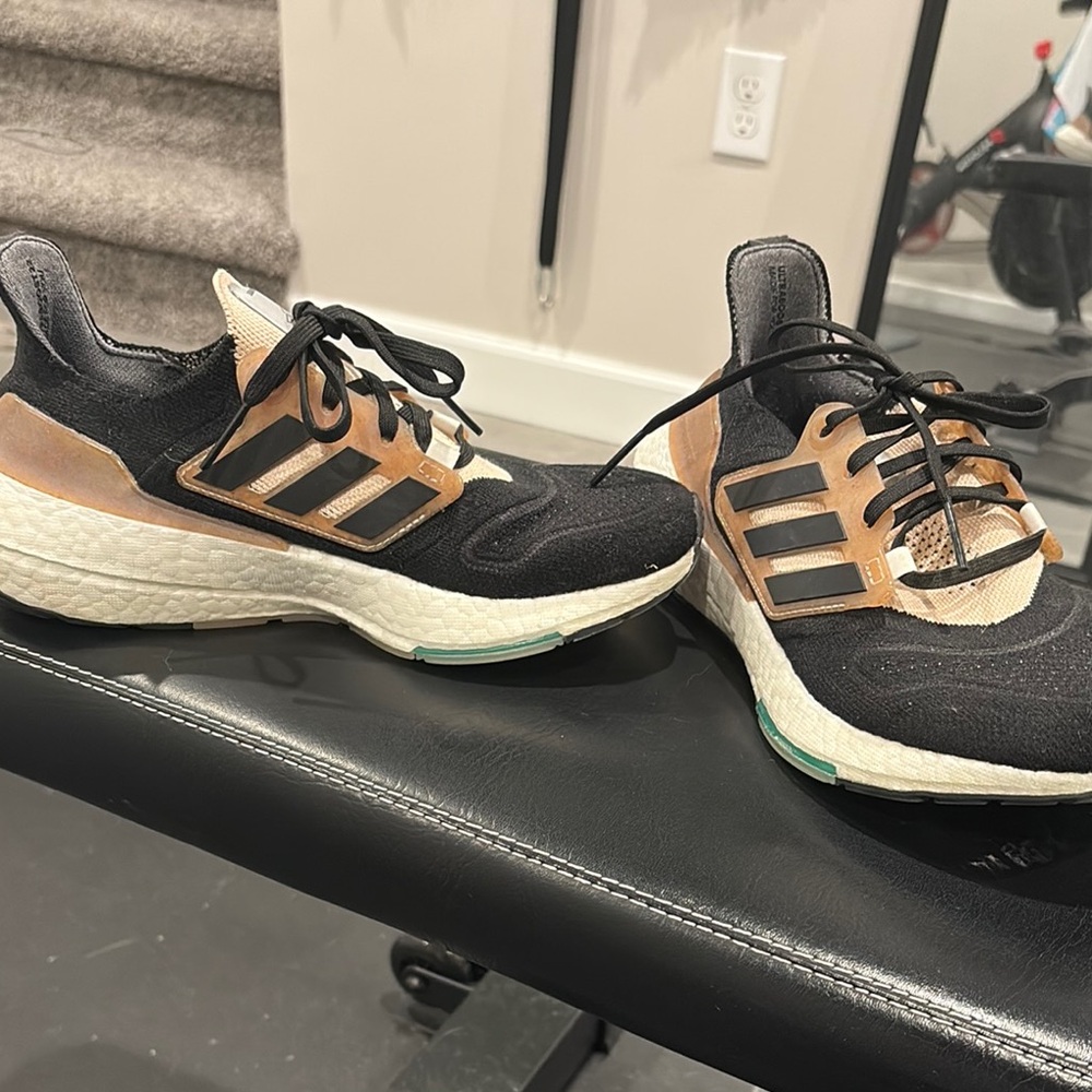 Adidas Black and Brown Ultraboost Made with Nature Size 6.5